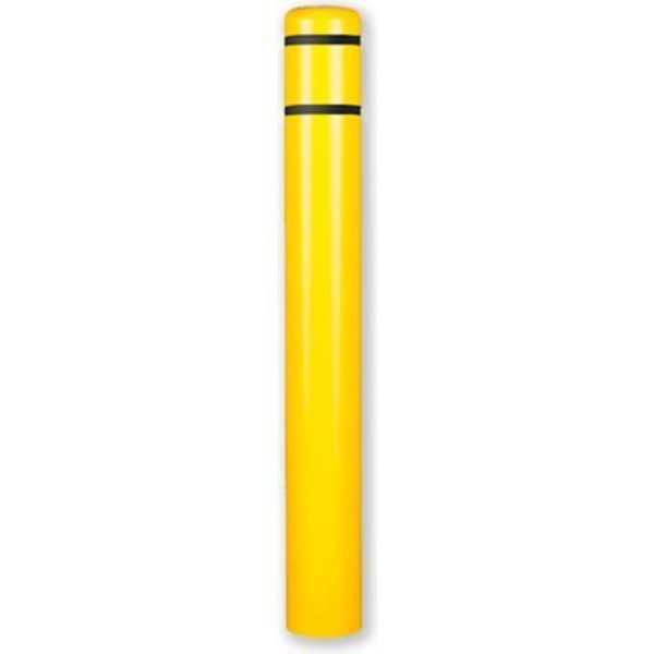 Post Guard Post Guard¬Æ Bollard Cover 8-7/8" Dia.  x 72" H, Yellow/Black Tape 3501BLK